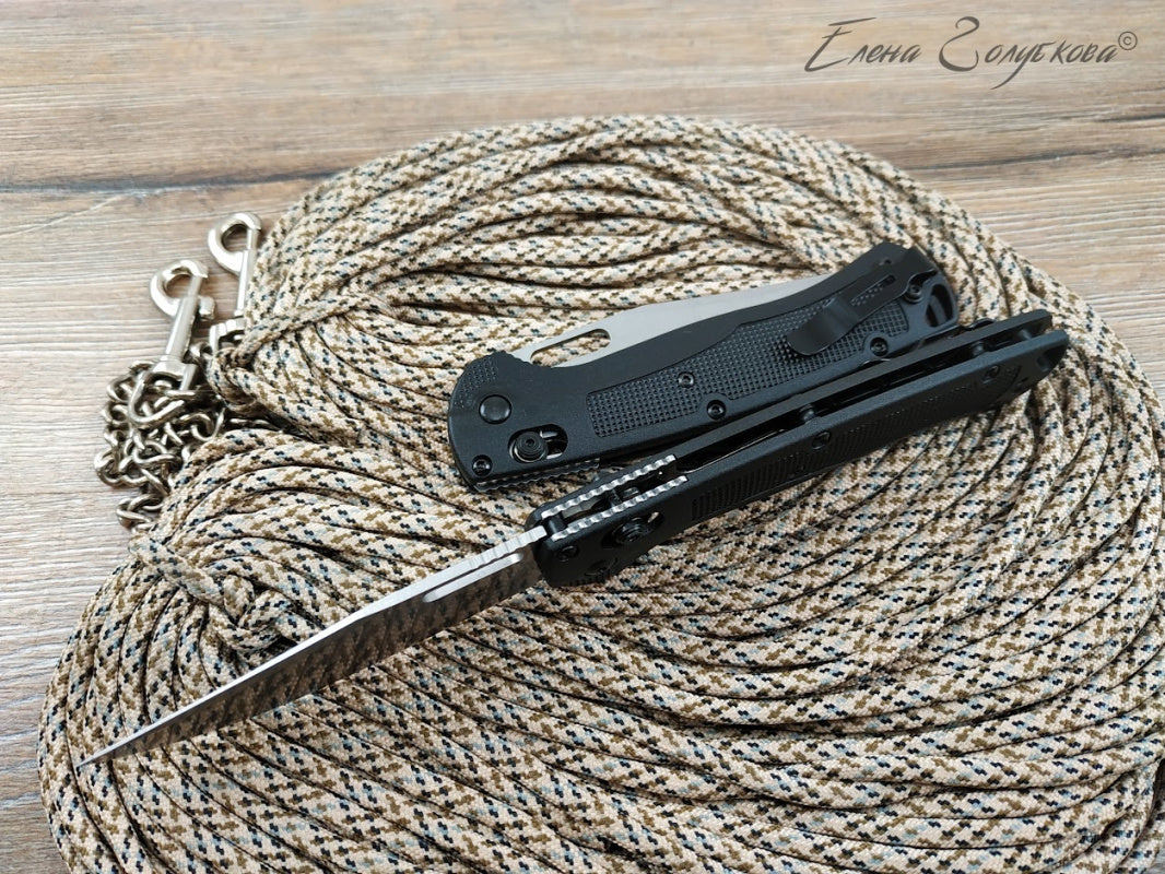 Benchmade 15535BK Taggedout® Folding Knife - Blacked-Out
