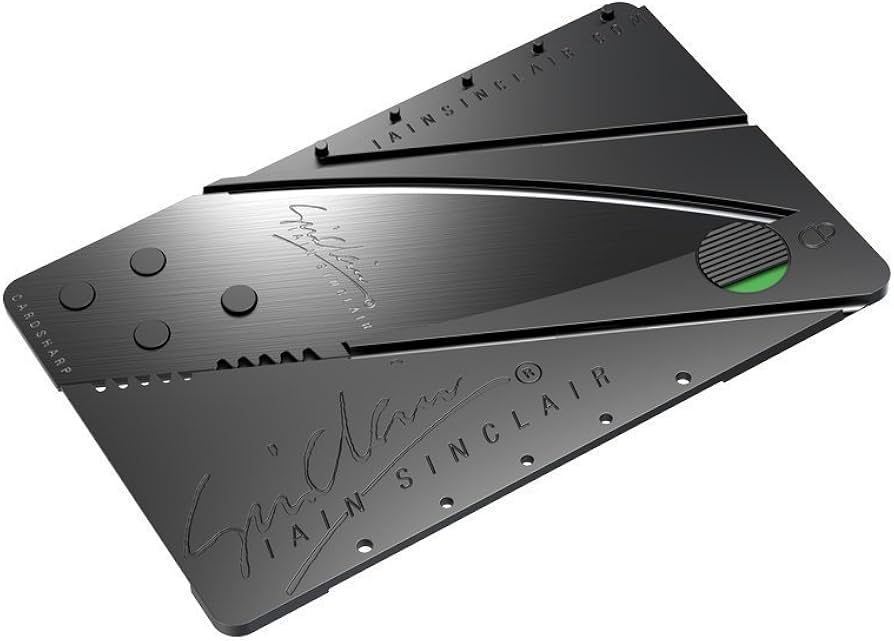 Cardsharp Hidden Credit Card Folding Knife - Ian Sinclair