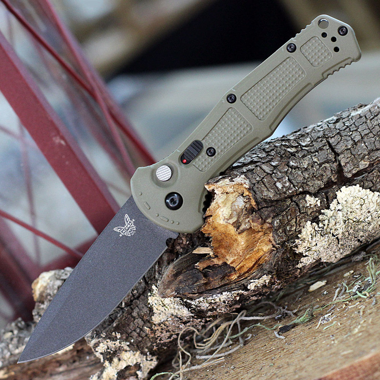 Benchmade Claymore - Auto - Axis Lock® - Folding Knife - Ranger Green