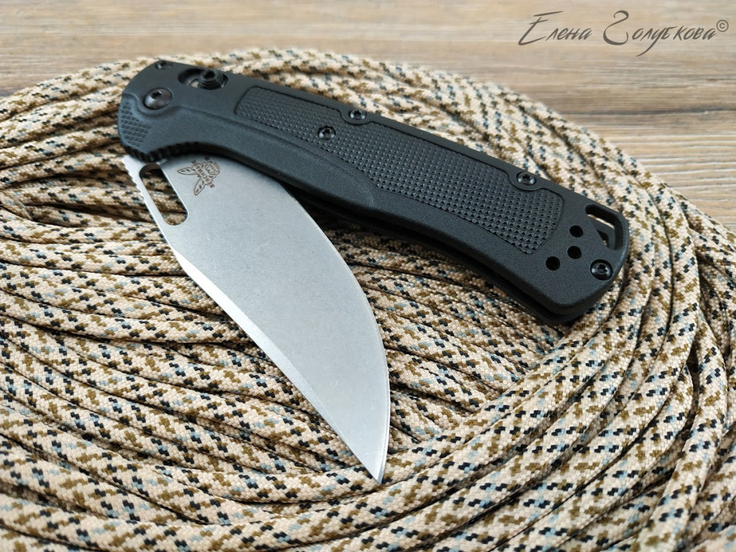 Benchmade 15535BK Taggedout® Folding Knife - Blacked-Out