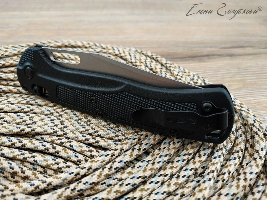 Benchmade 15535BK Taggedout® Folding Knife - Blacked-Out