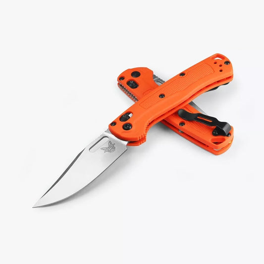 Benchmade 15535 Taggedout® Folding Knife - ORANGE GRIVORY